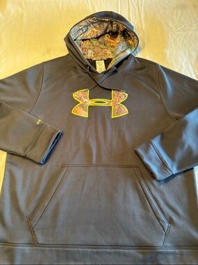 Under Armour 2XL Camp Storm Navy Blue Hoodie , $22